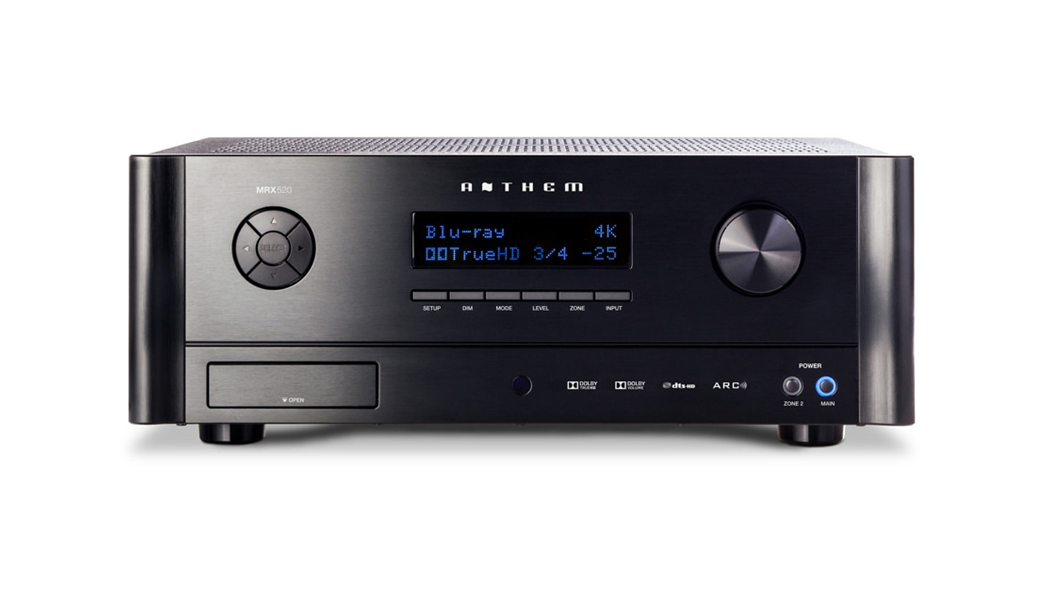 Amply Anthem MRX 520 mặt trước