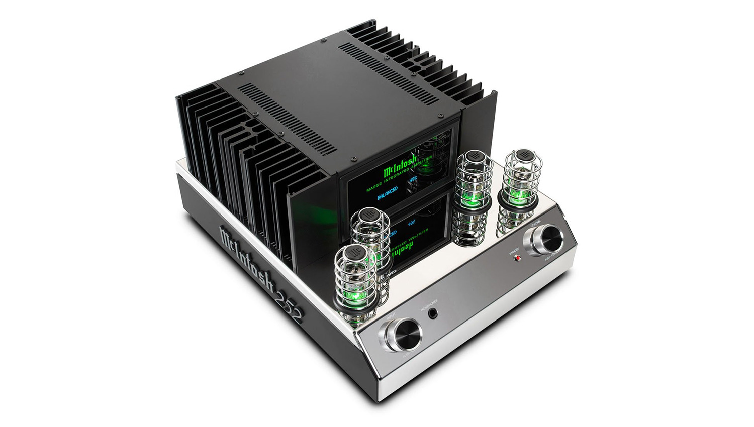 Amply McIntosh MA252 mặt nghiêng phải