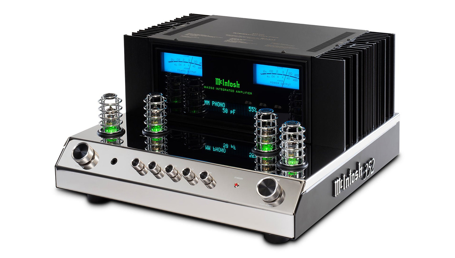 Amply McIntosh MA352 mặt trái