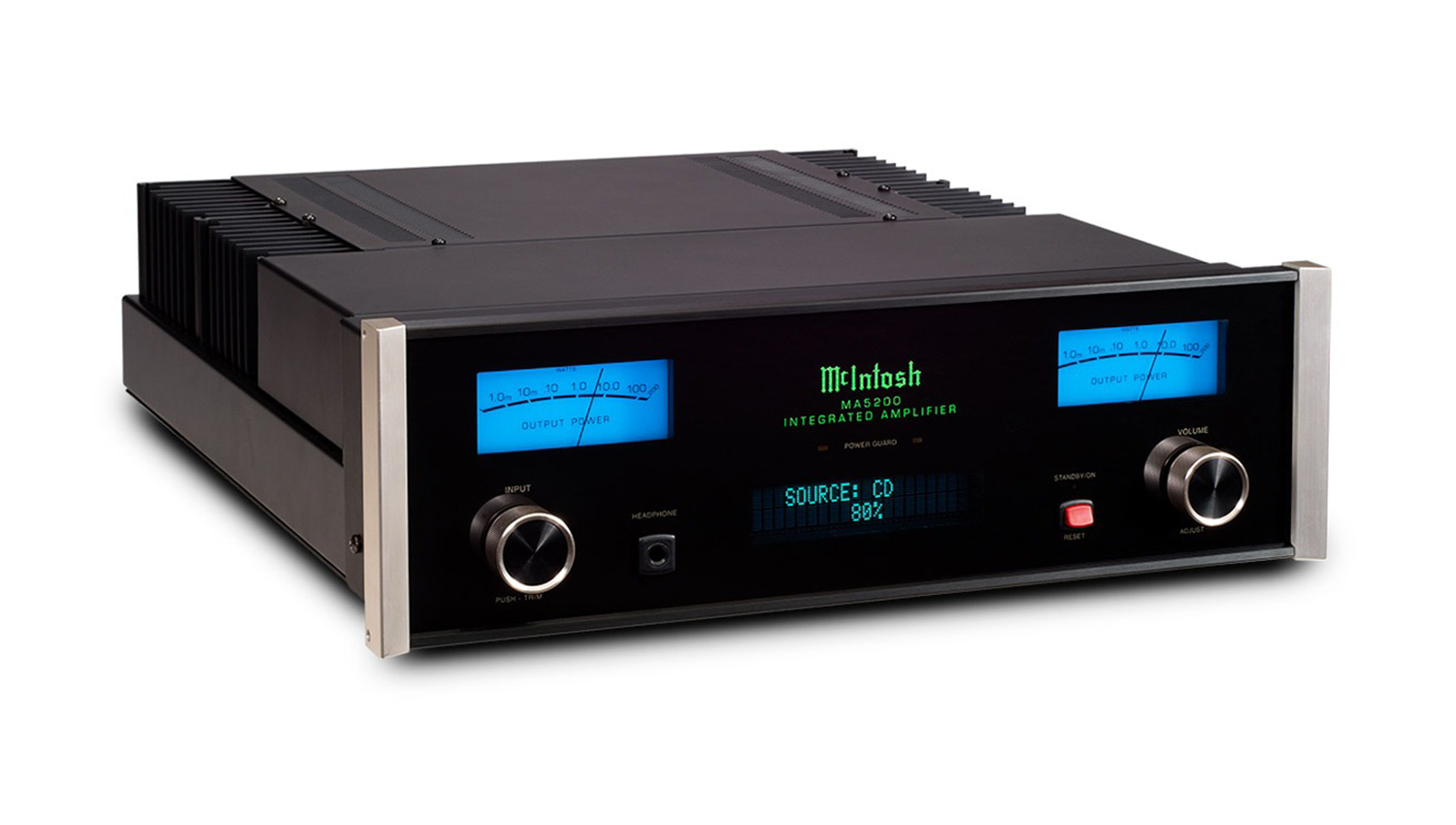 Amply McIntosh MA5200 mặt nghiêng phải