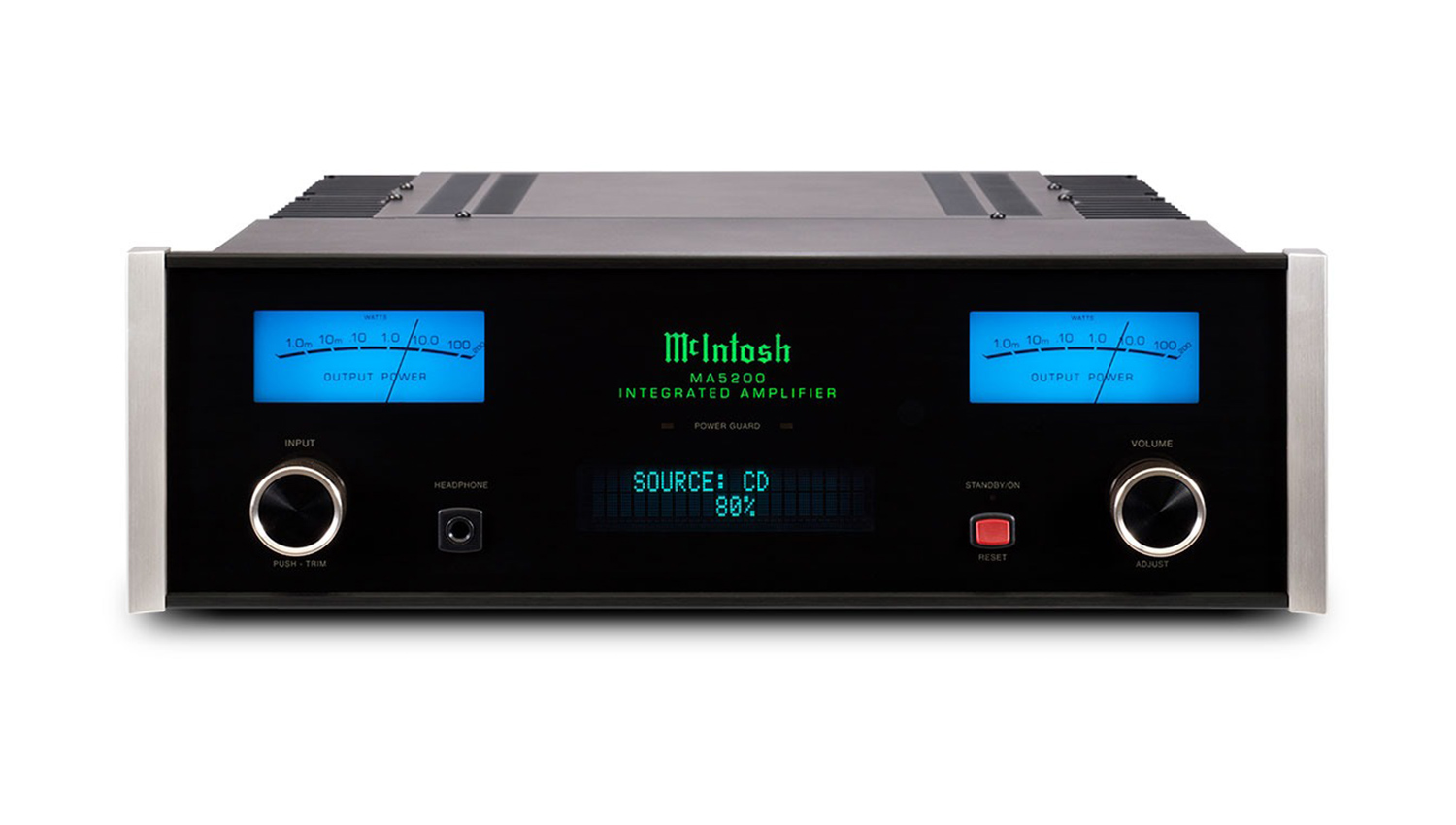 Amply McIntosh MA5200 mặt trước