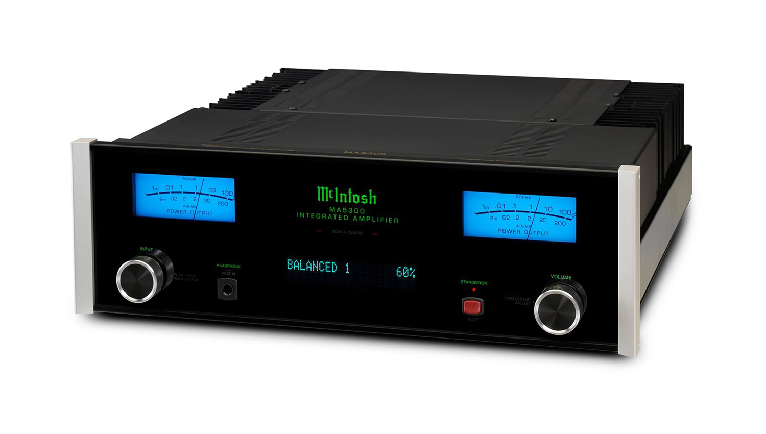 Amply McIntosh MA5300 mặt nghiêng trái