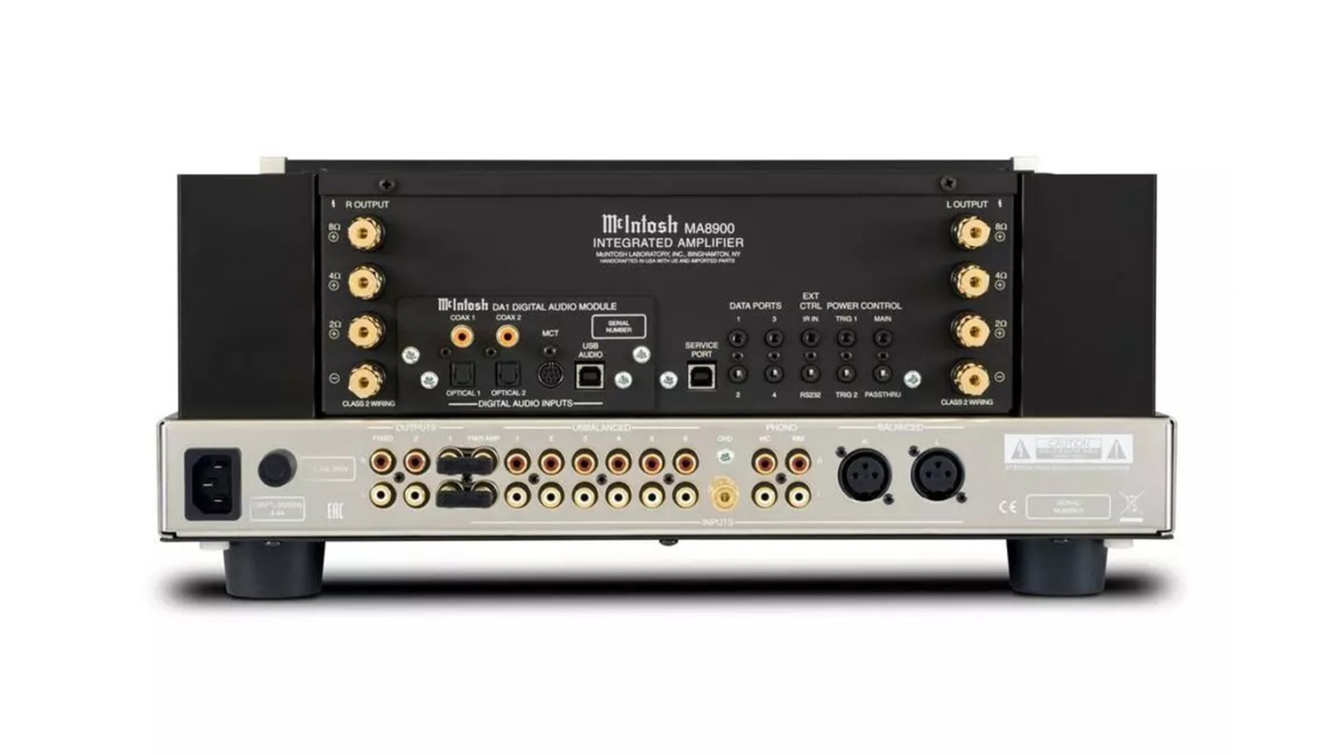 Amply McIntosh MA8900 mặt sau