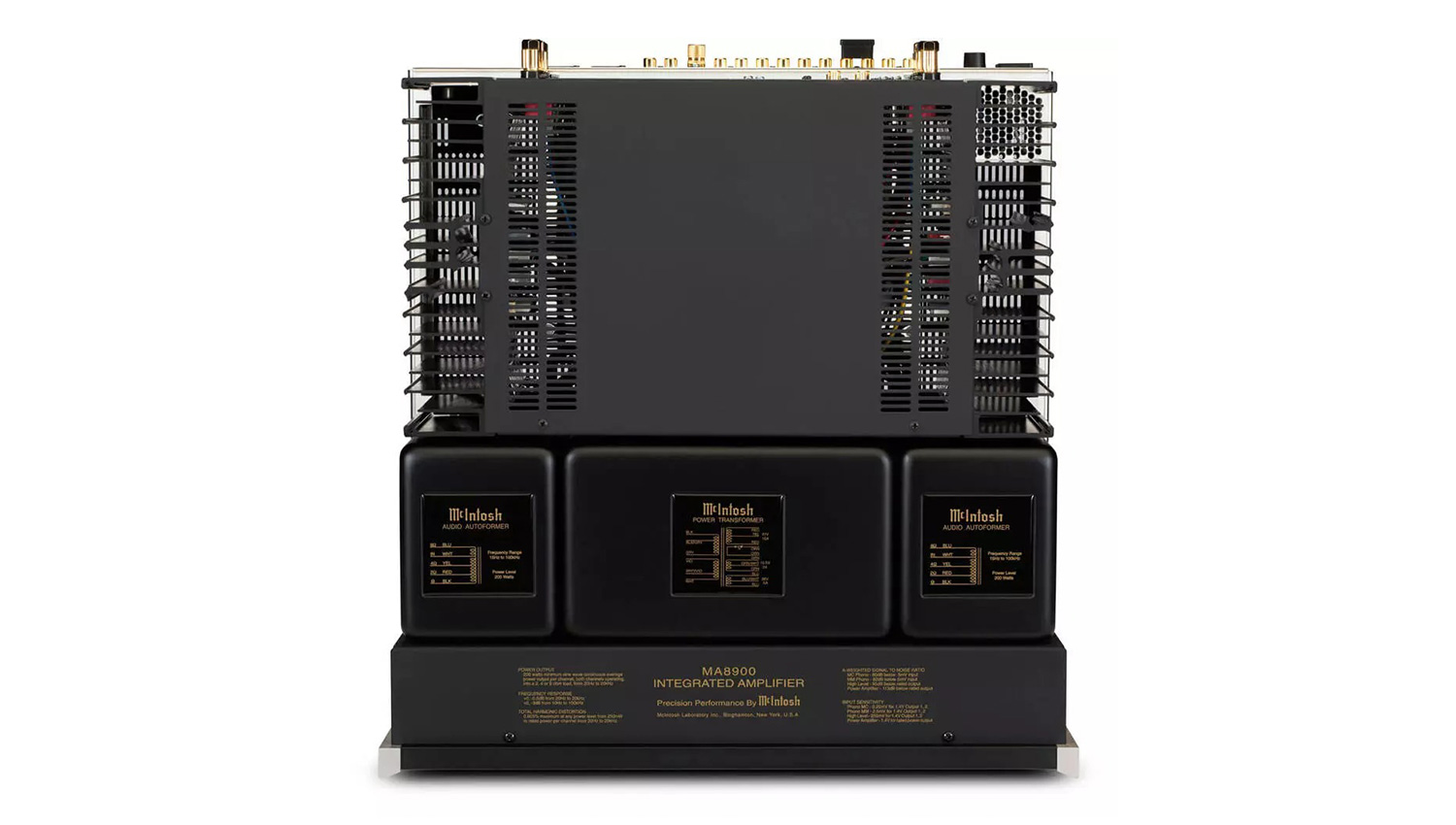 Amply McIntosh MA8900 mặt trên