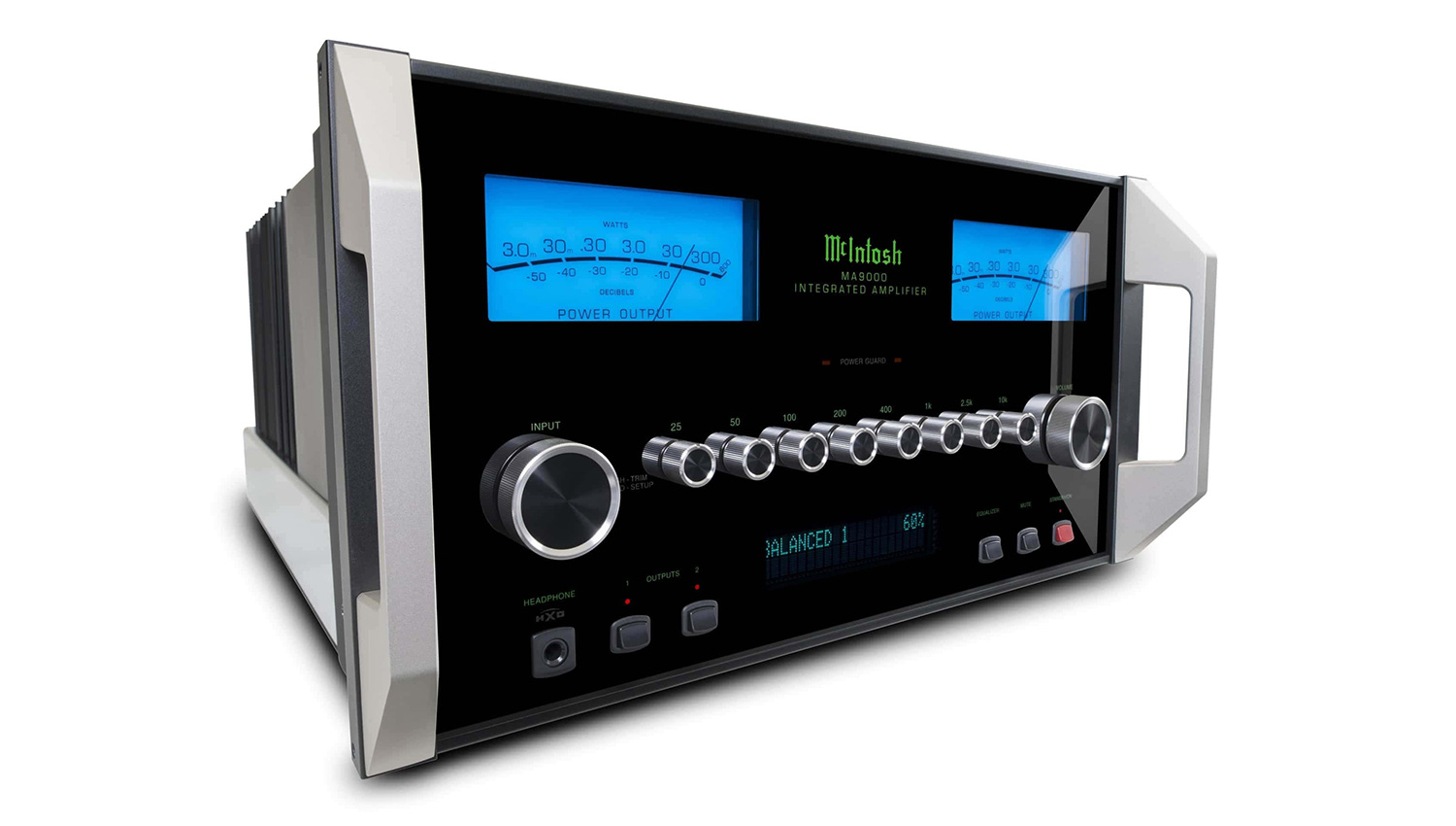 Amply McIntosh MA9000 mặt nghiêng phải