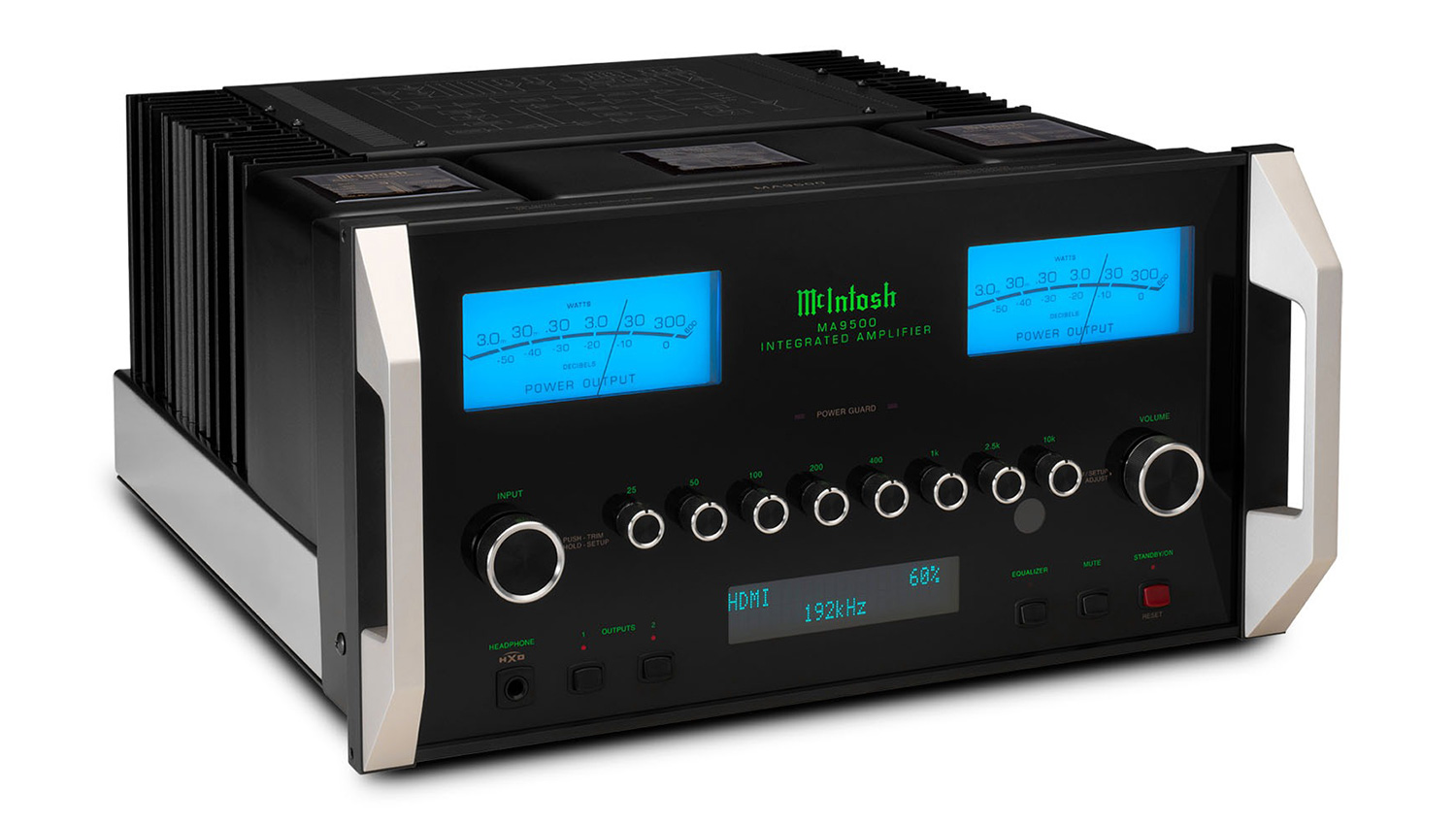 Amply McIntosh MA9500 mặt nghiêng