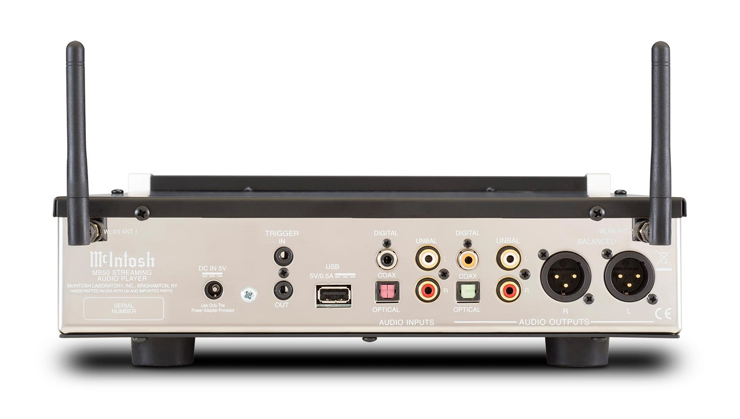 Amply McIntosh MB50 mặt sau