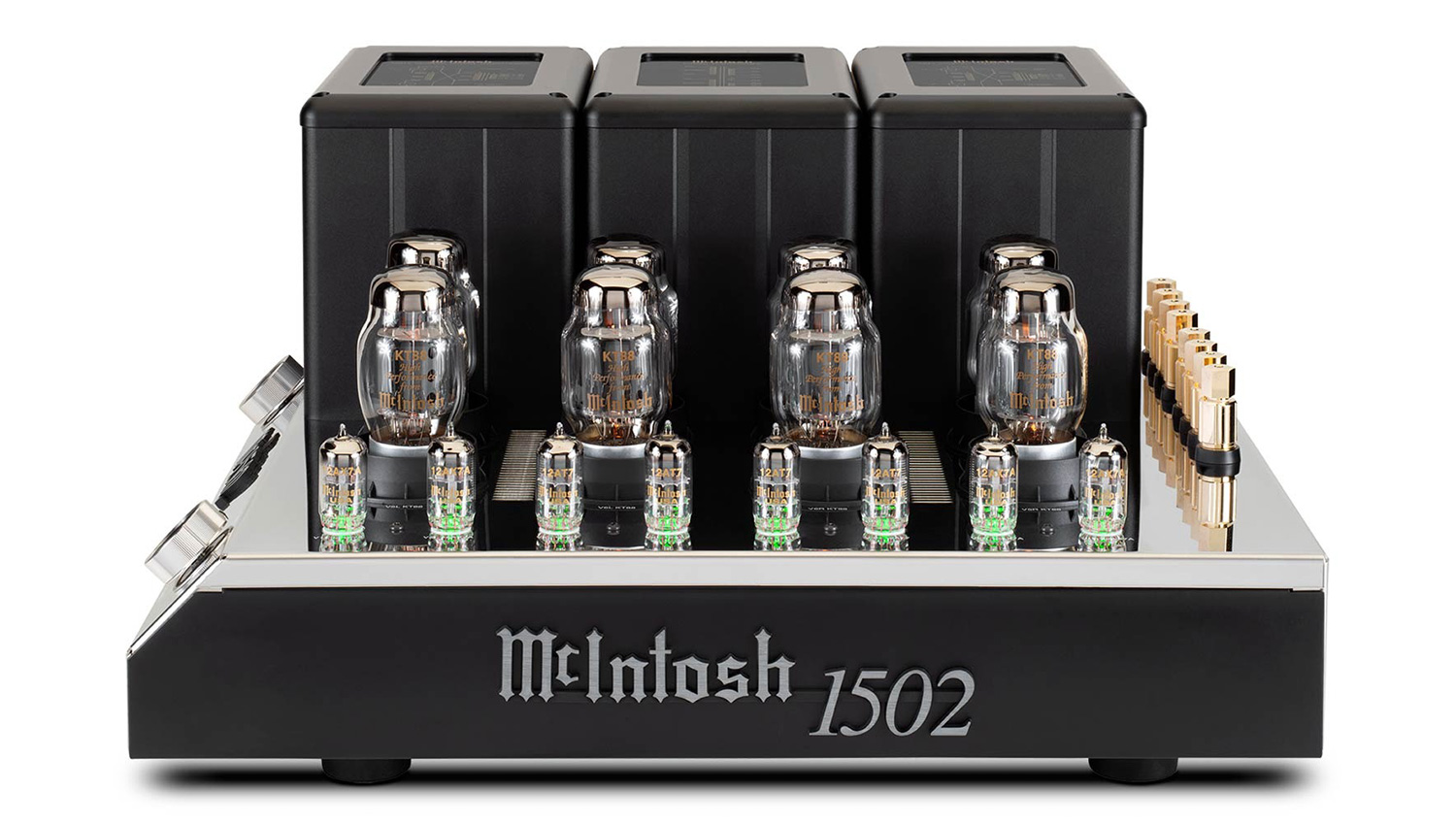 Power Amply McIntosh MC1502 mặt trái