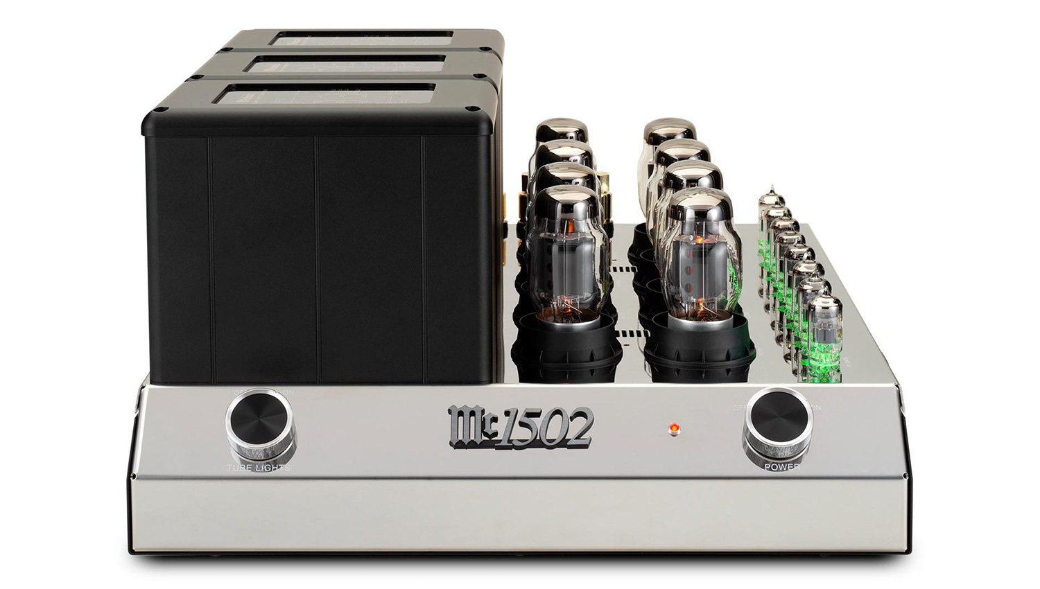 Power Amply McIntosh MC1502 mặt trước