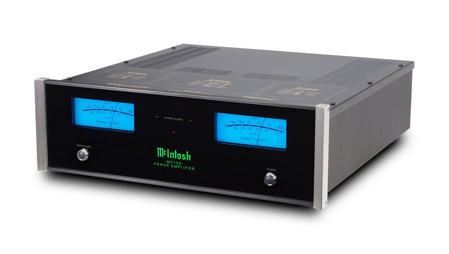 Amply McIntosh MC152 mặt nghiêng trái