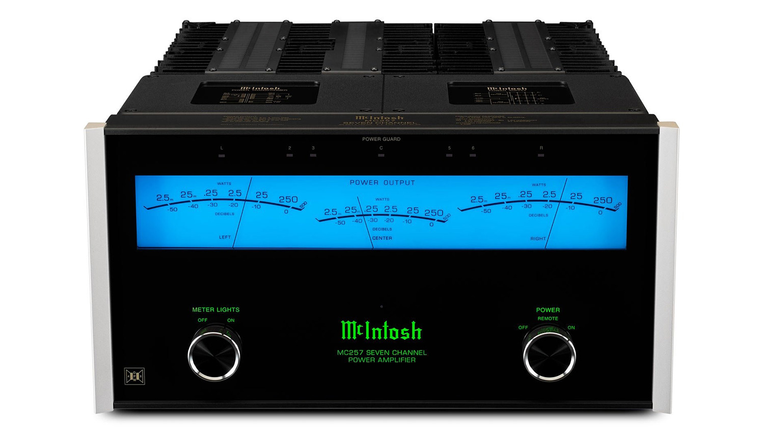 Amply McIntosh MC257 mặt trước