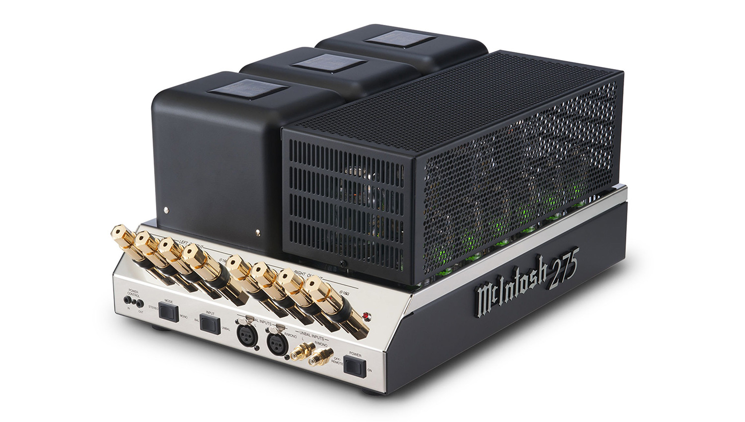 Power Amply McIntosh MC275 VI mặt nghiêng trái