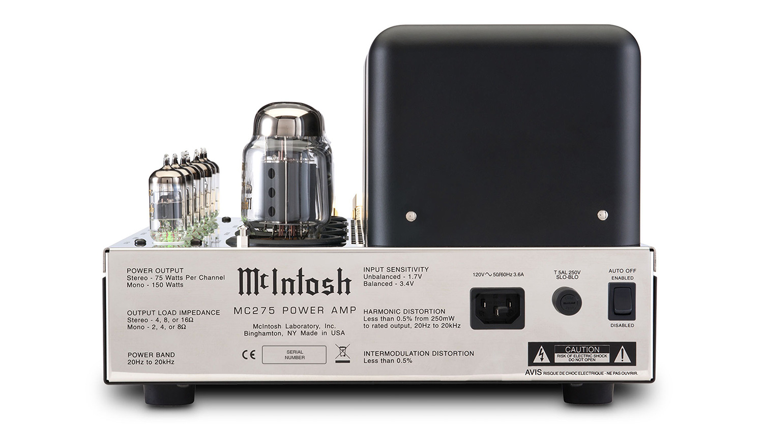 Power Amply McIntosh MC275 VI mặt sau