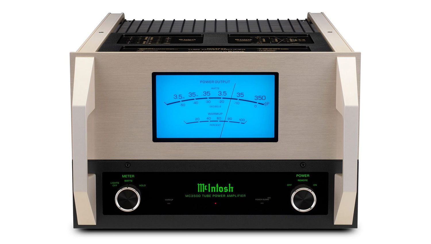 Amply McIntosh MC3500 MKII mặt trước