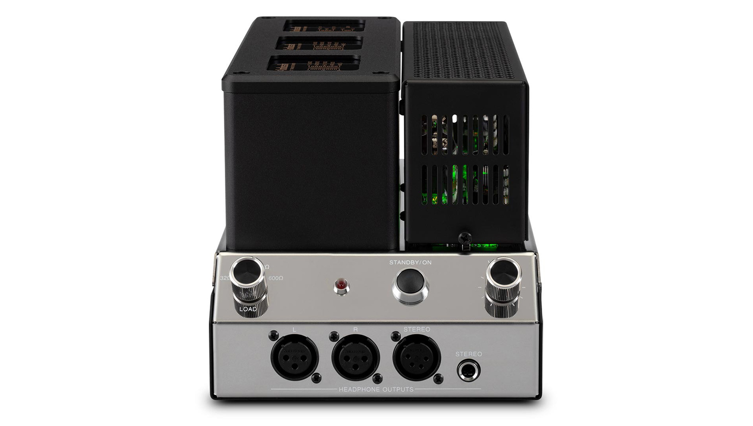 Amply đèn McIntosh MHA200 mặt trước