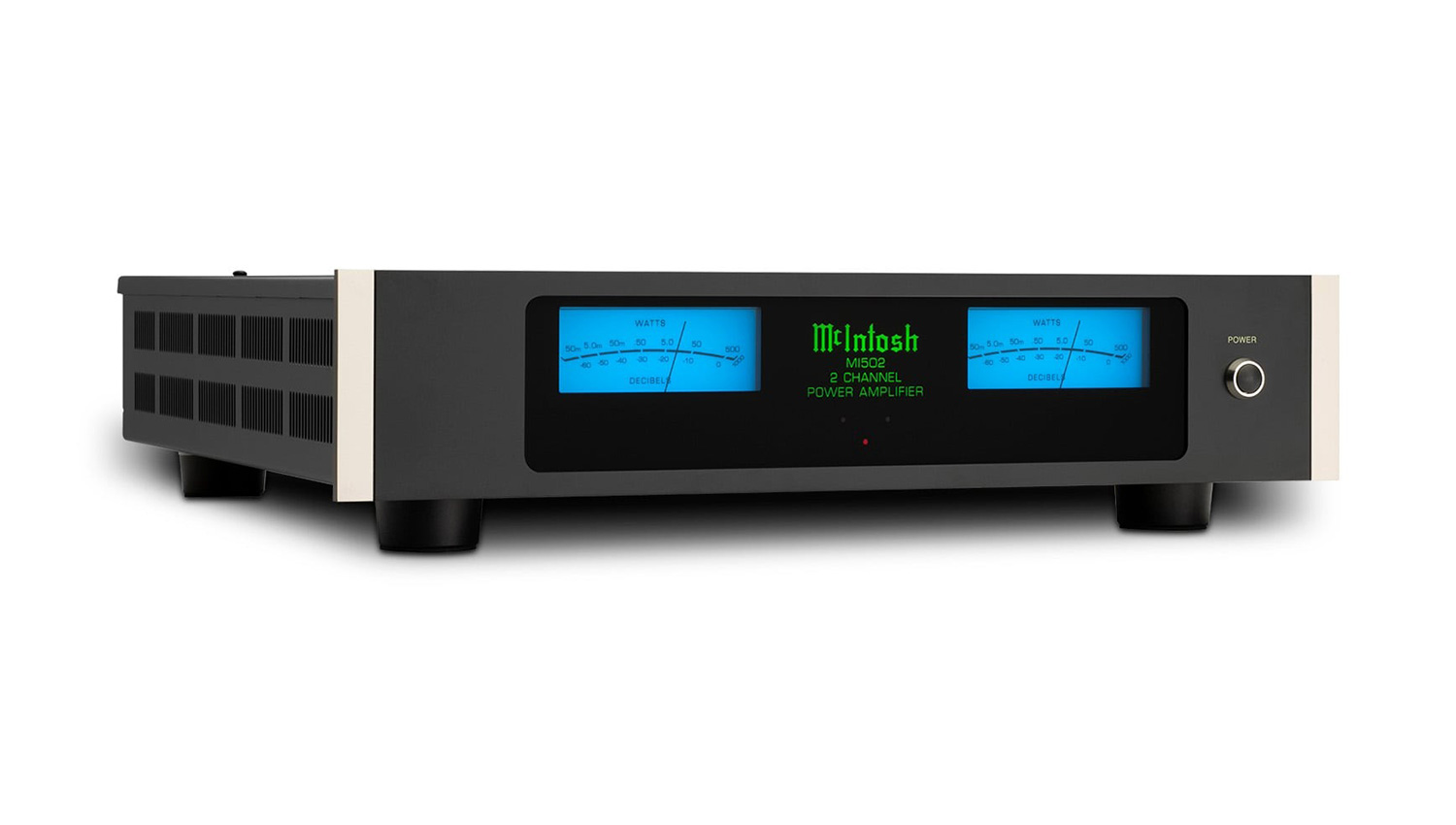 Amply Mcintosh MI502 mặt nghiêng phải