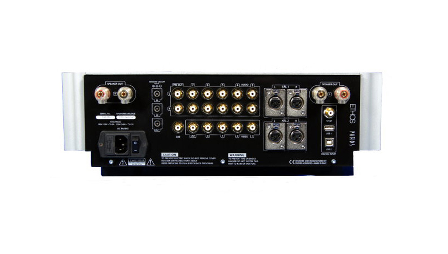 Amply đèn Pathos Acoustics Ethos mặt sau