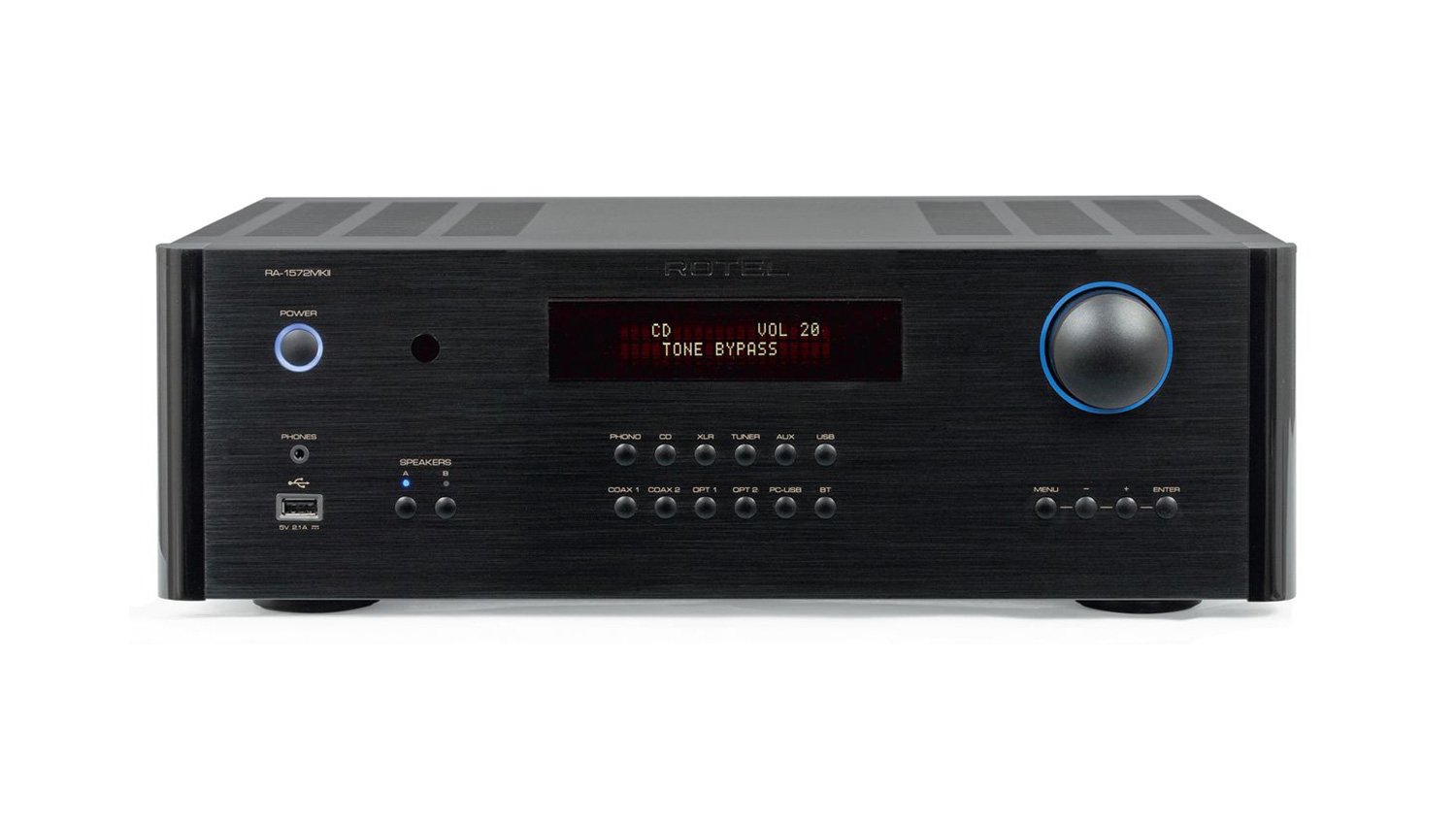 Amply Rotel RA-1572 MKII mặt trước