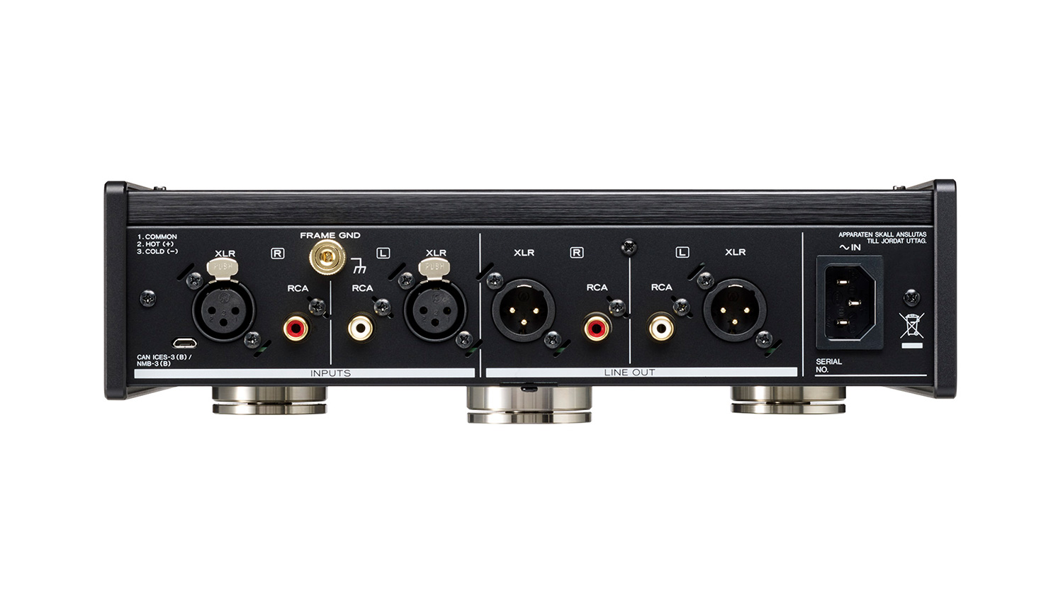 Amply Teac PE-505 mặt sau