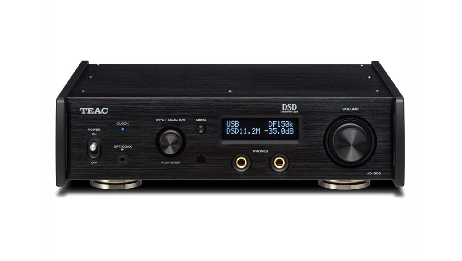 Amply Teac UD-503 black mặt trước