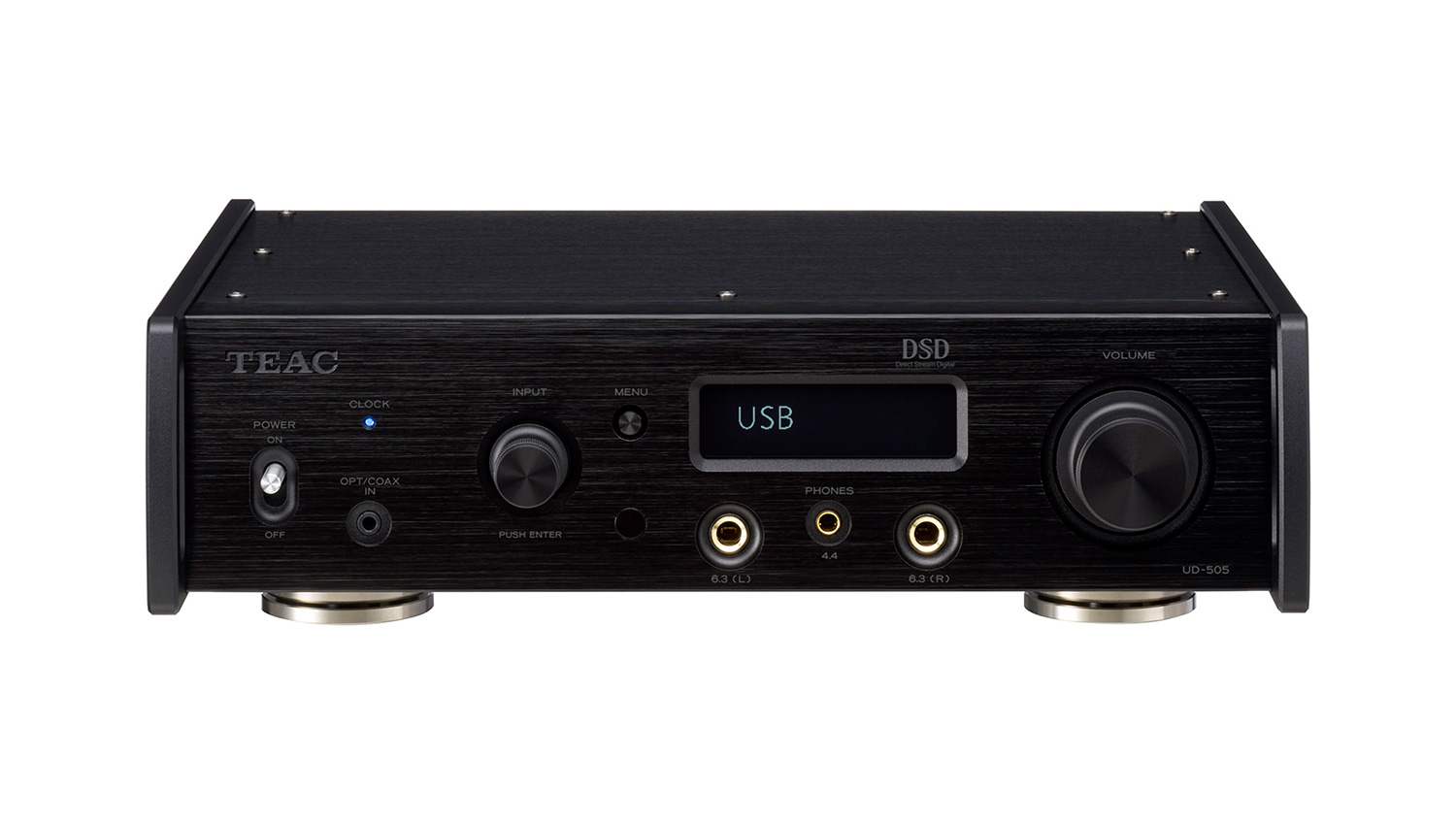 Amply Teac UD-505 black mặt trước