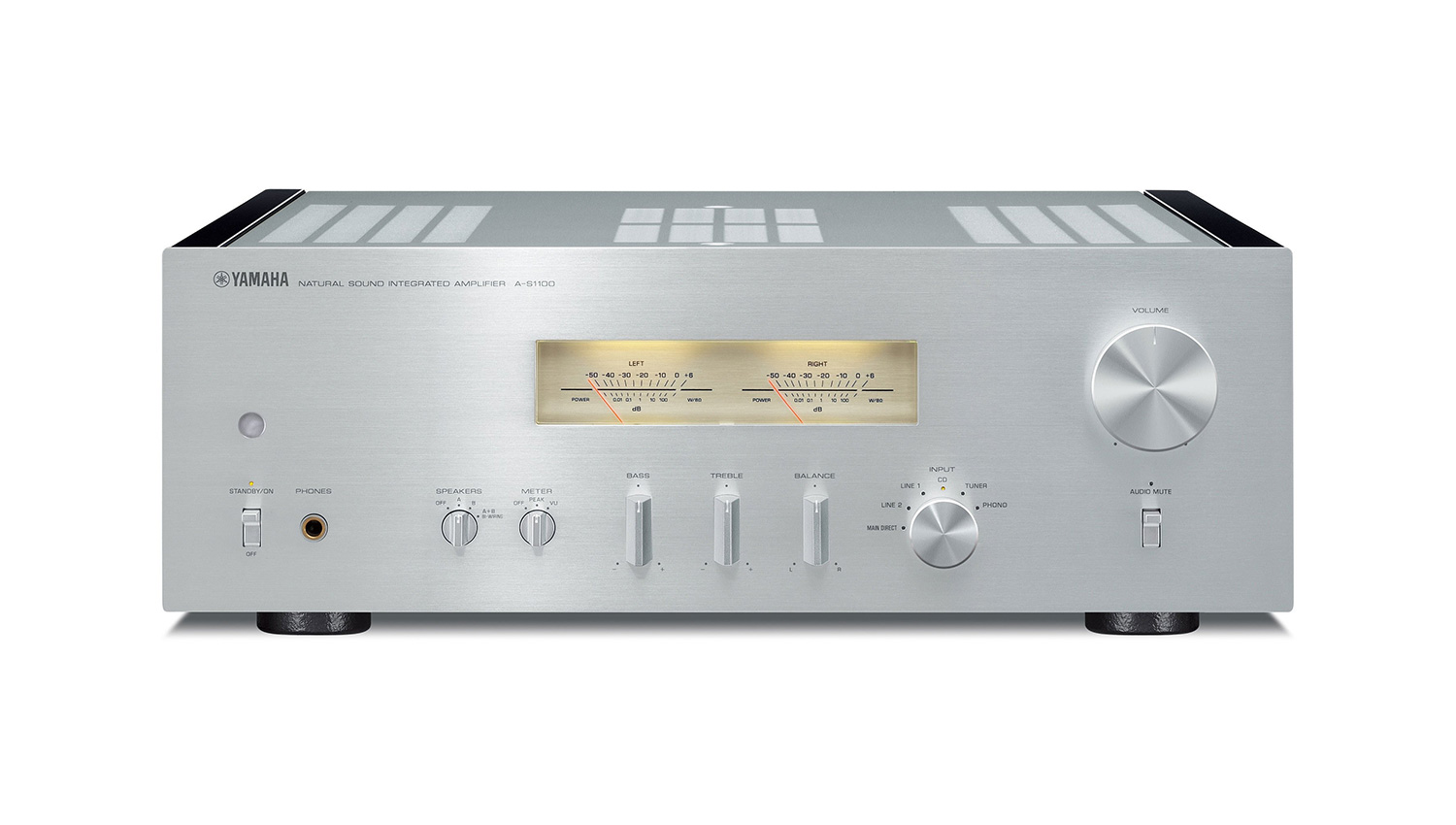 Amply Yamaha A-S1100 Silver mặt trước