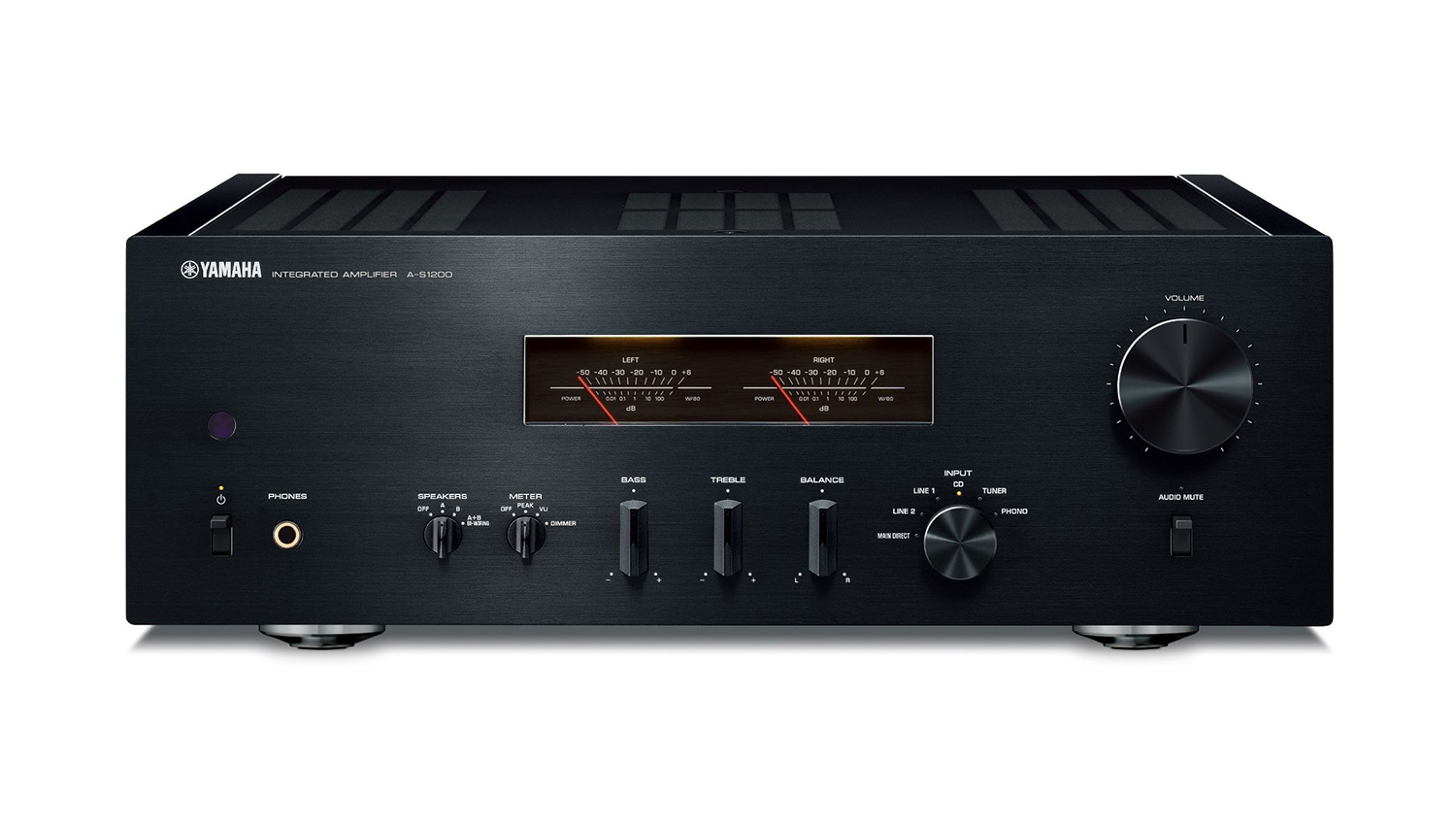 Amply Yamaha A-S1200 Black mặt trước