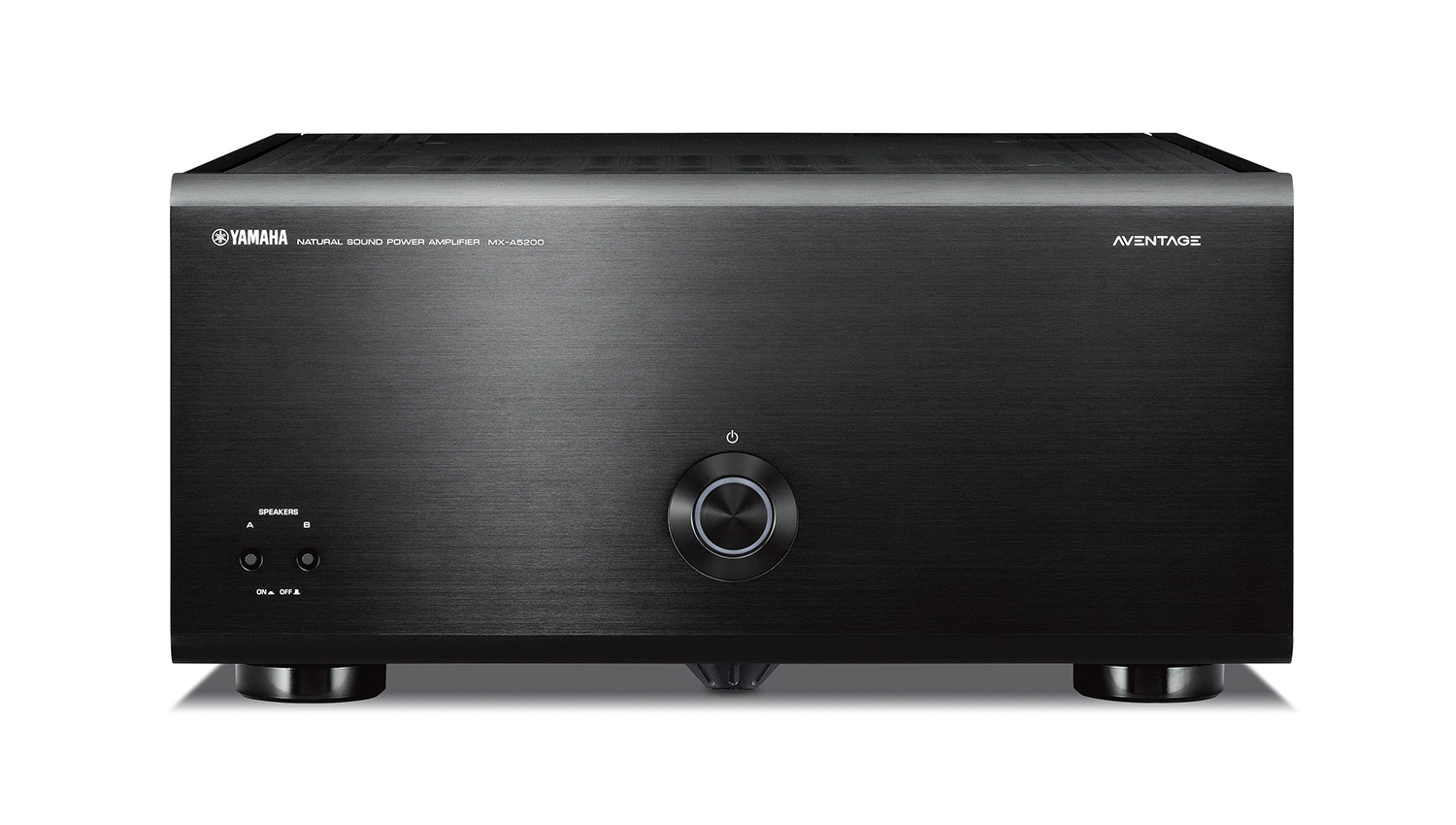 Amply Yamaha MX A5200 black mặt trước