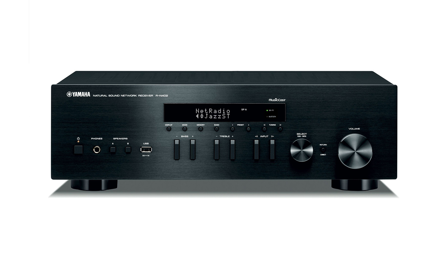 Amply Yamaha R N402 mặt trước-1