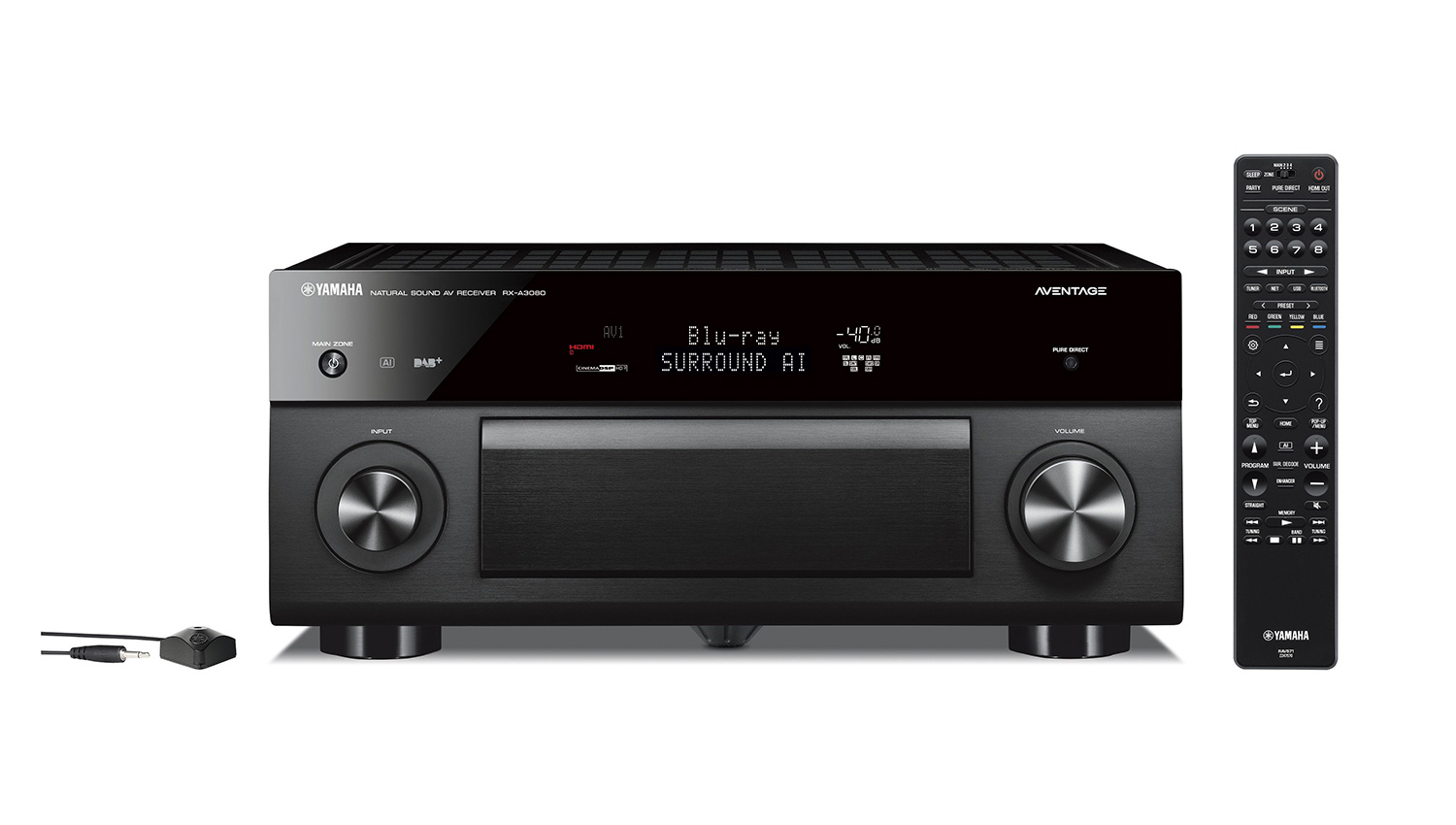 Amply Yamaha RX A3080 mặt trước