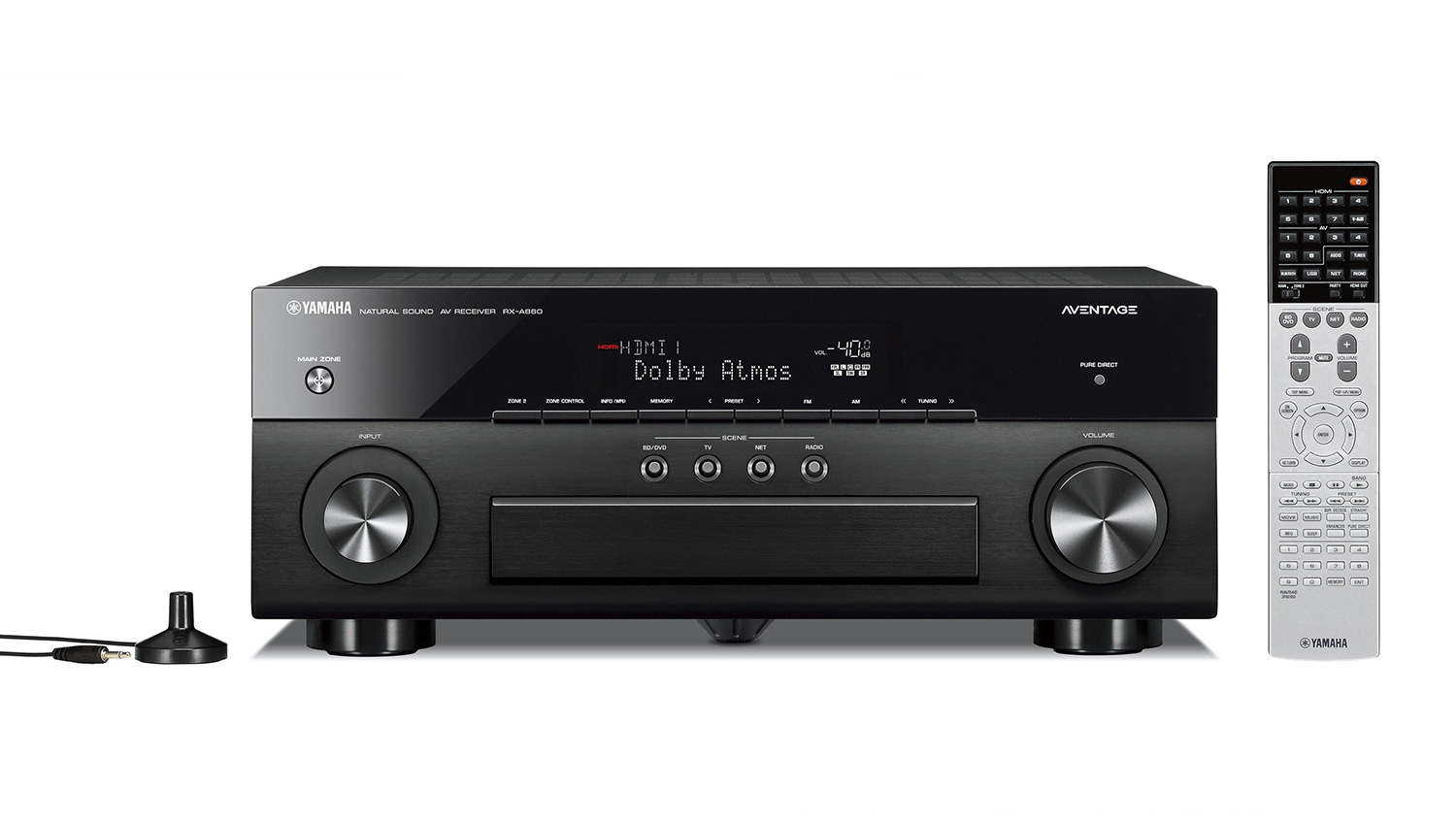 Amply Yamaha RX-A860 mặt trước