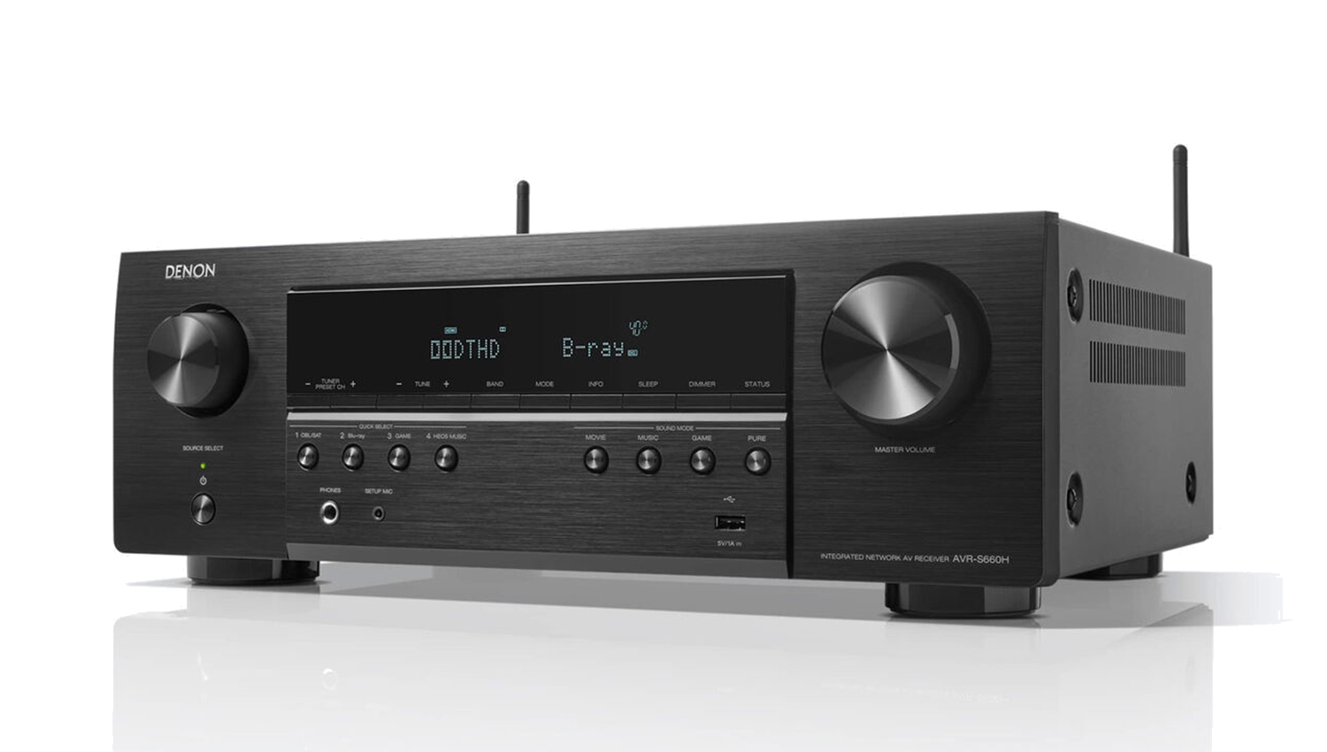 mặt trước Amply Denon AVR-S660H