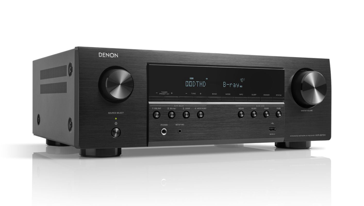Amply xem phim Denon AVR-S670H