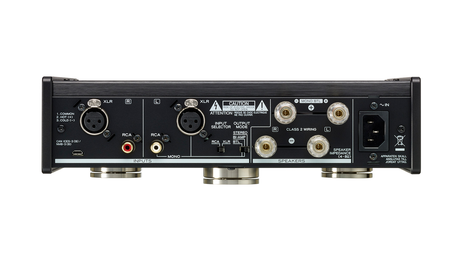 Amply Teac AP-505 mặt sau