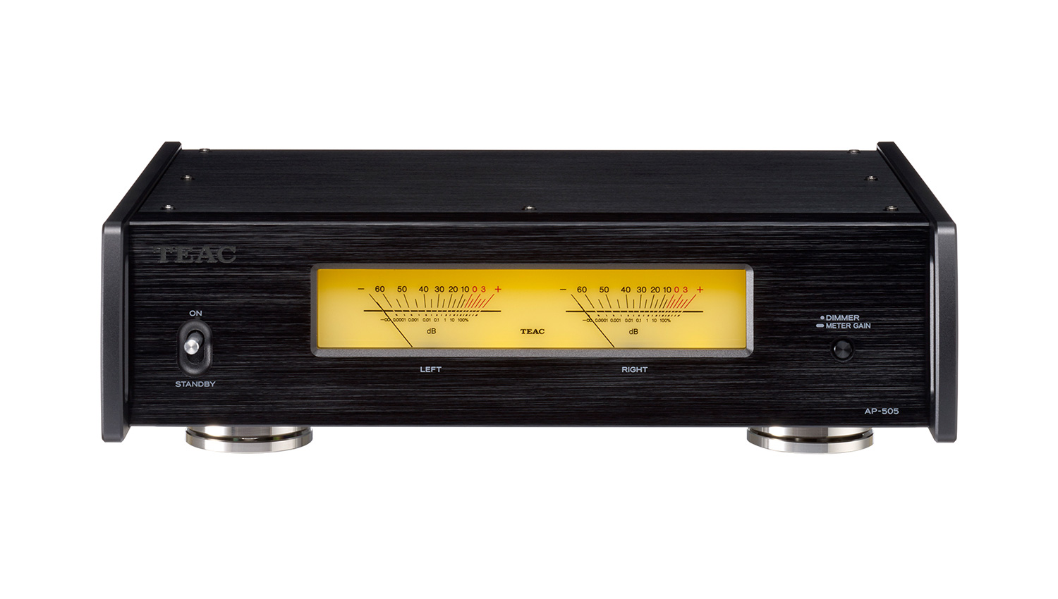 Amply Teac AP-505 black mặt trước