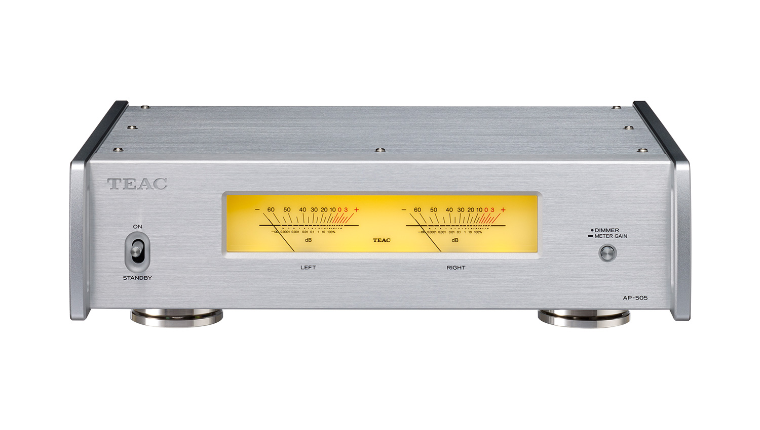 Amply Teac AP-505 silver mặt trước