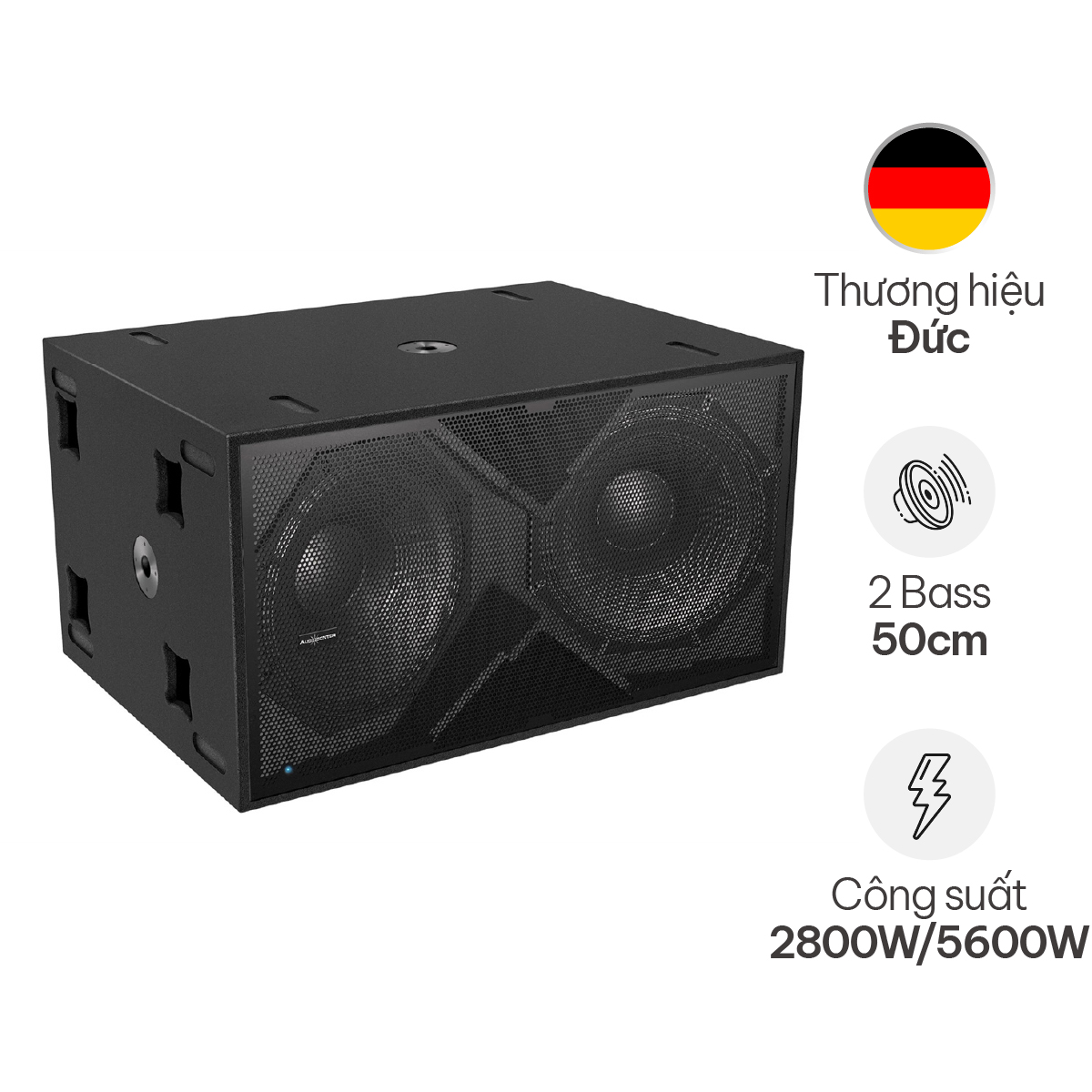 Loa sub điện Audiocenter K-LA218-DSP (2 bass 50cm, 5600W)