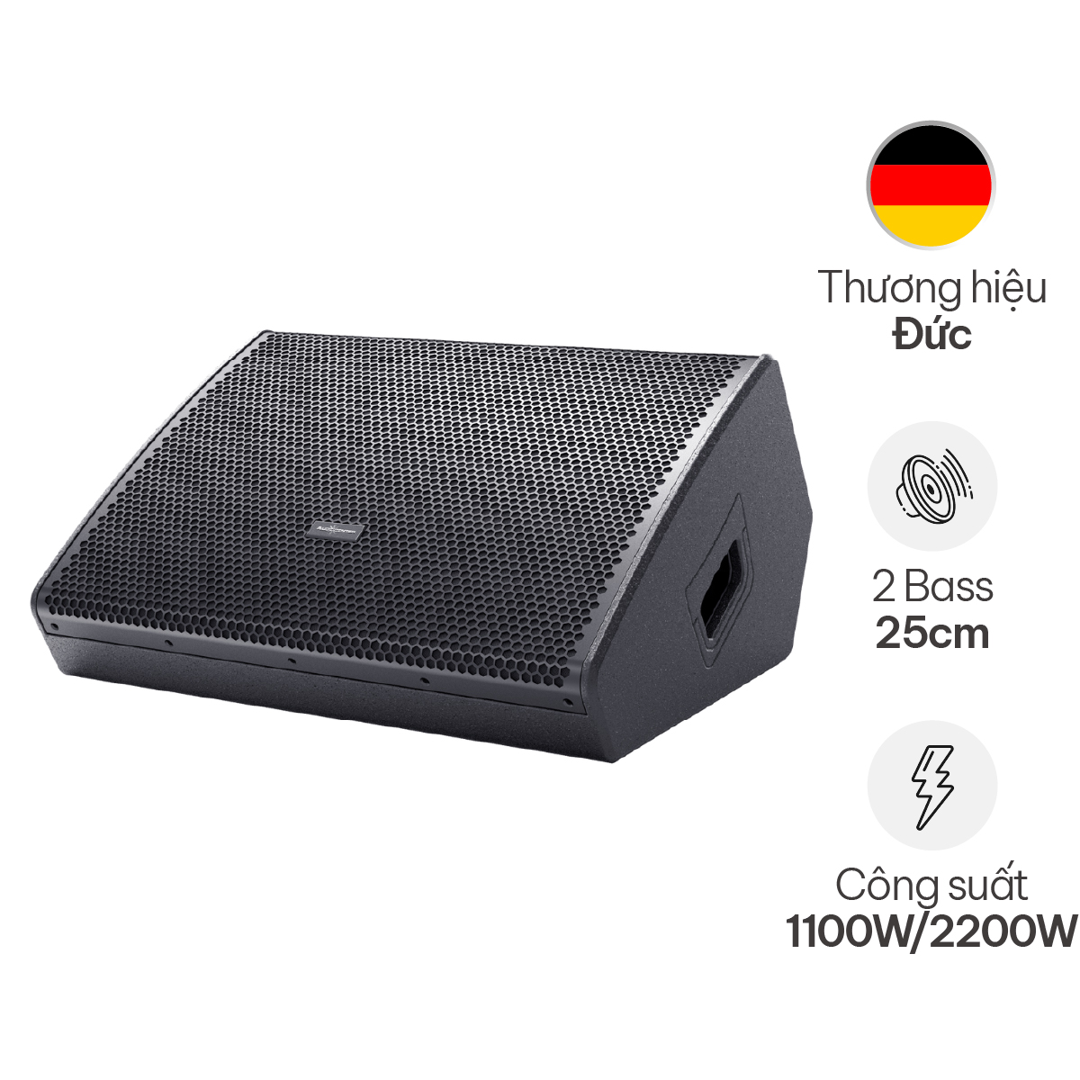 Loa Monitor Audiocenter WM3210A (Active, Bass đôi 25cm)