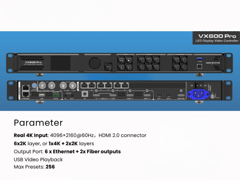 Bộ xử l&yacute; h&igrave;nh ảnh Novastar VX600 Pro
