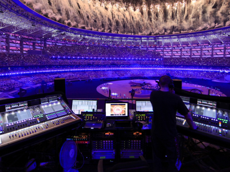 B&agrave;n mixer DiGiCo SD7B