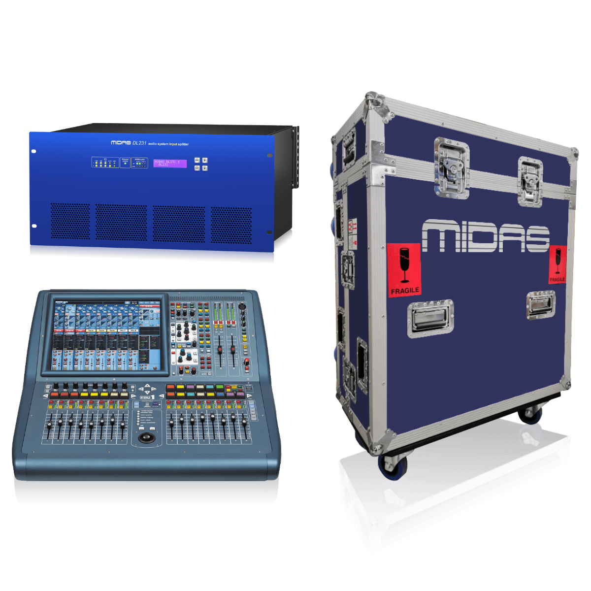 Bàn mixer Midas Pro1 TP/DL 231 Bundle