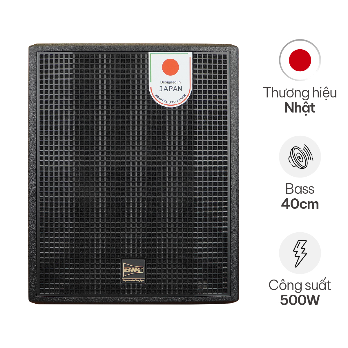 Loa sub điện BIK BBK-W55A (Bass 40cm)