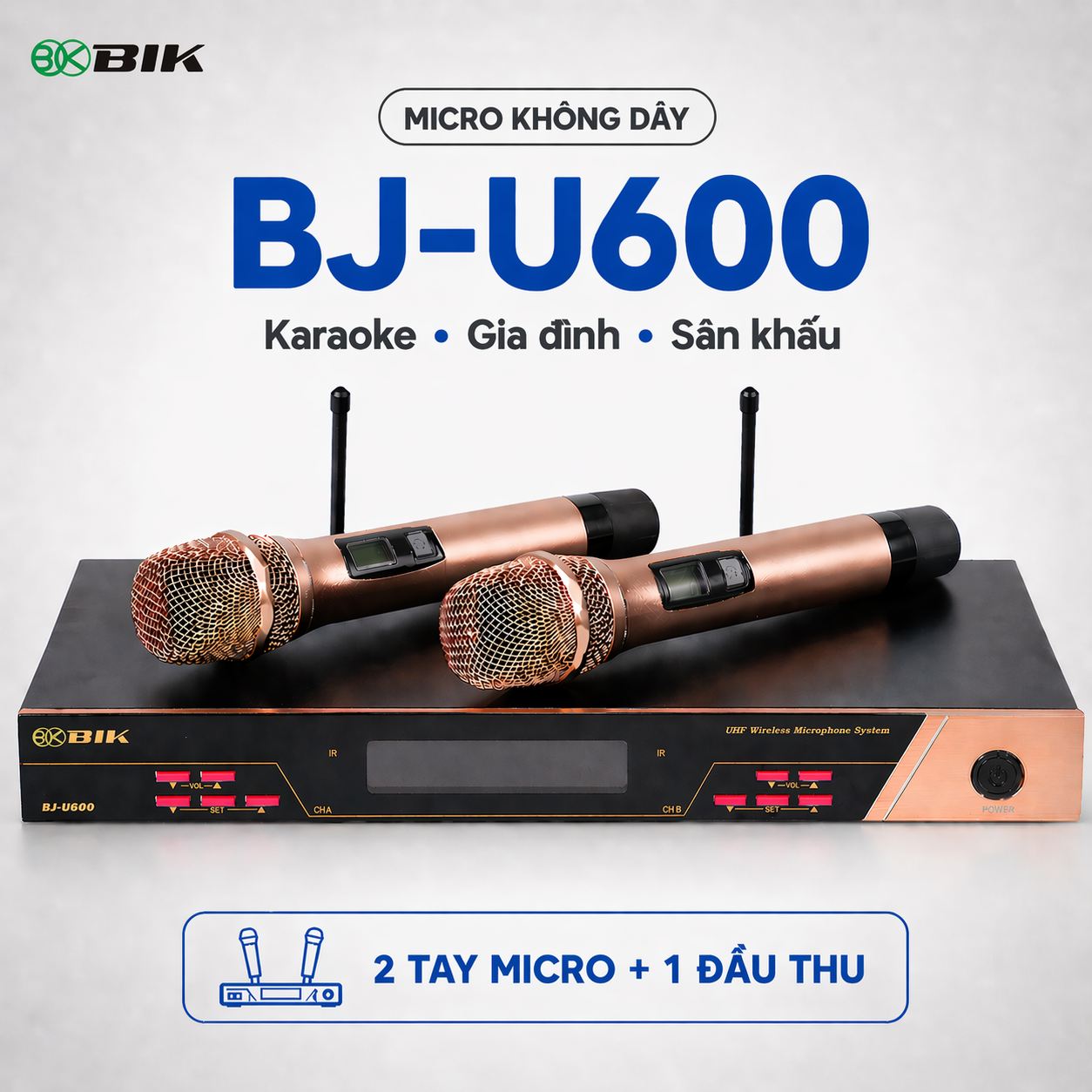 Micro không dây BIK BJ-U600 