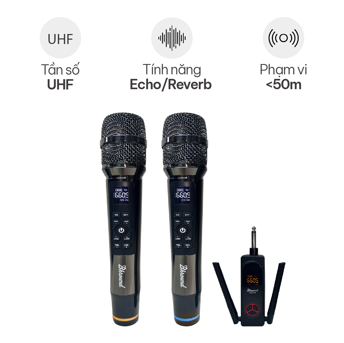 Micro không dây Bksound A3 Pro 2025