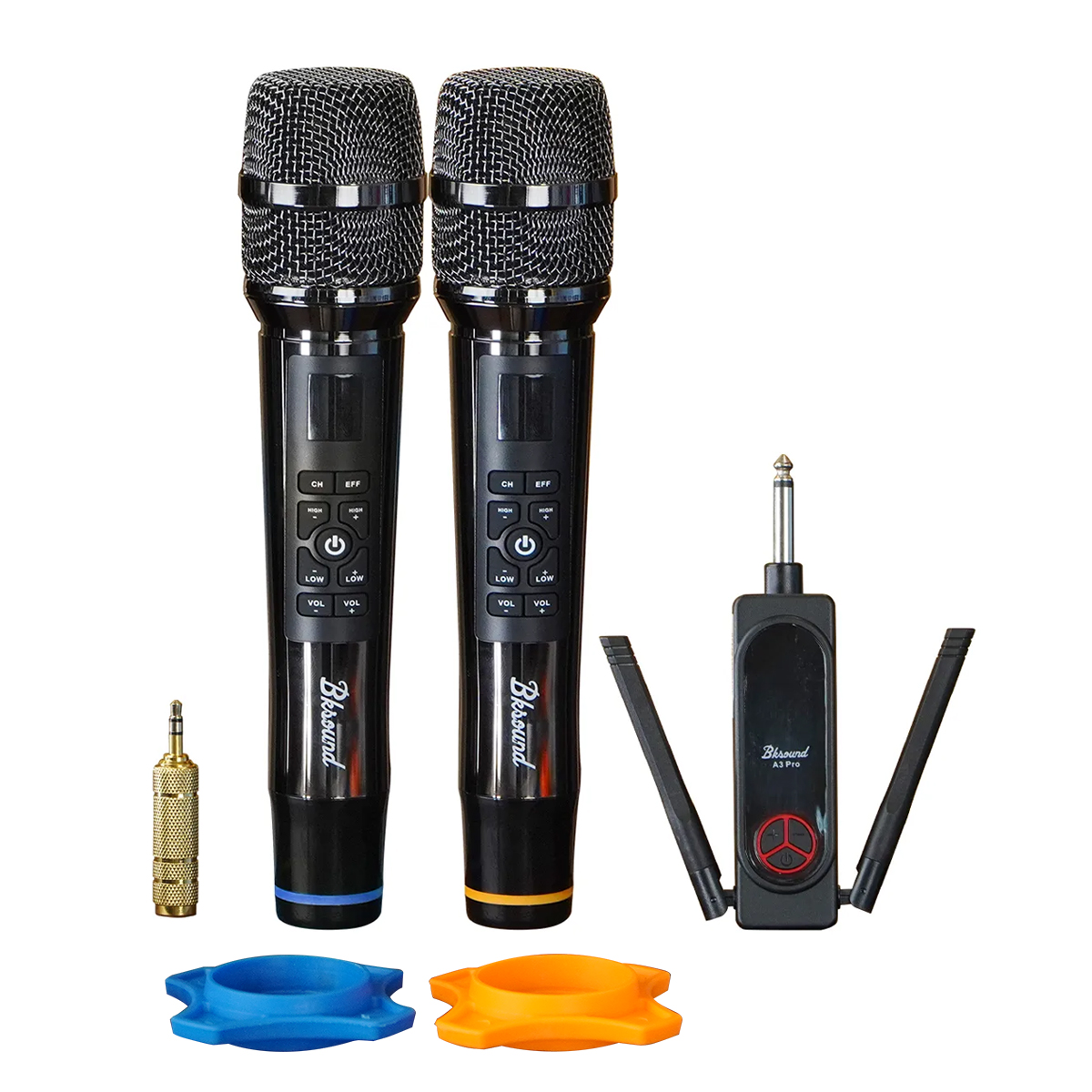 Micro không dây Bksound A3 Pro 2025 (Kèm Echo, Tăng giảm âm lượng mic) - Hình 1