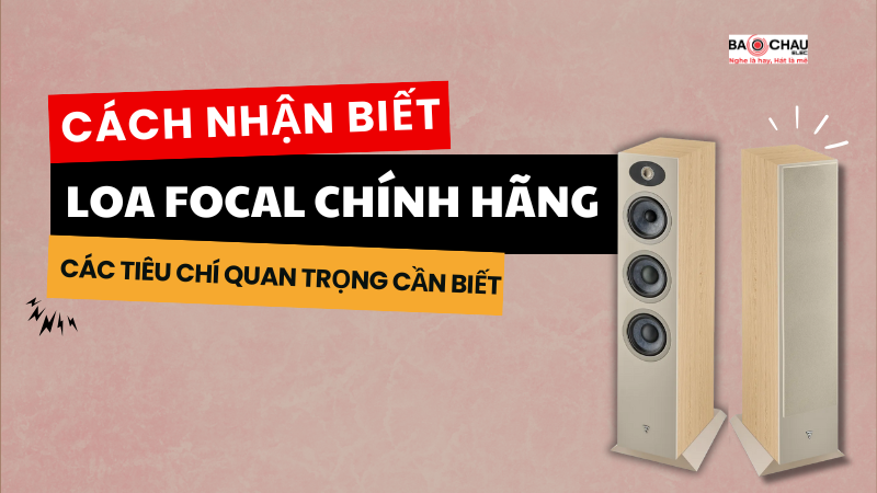 Cách nhận biết loa Focal chính hãng: Các tiêu chí quan trọng cần biết