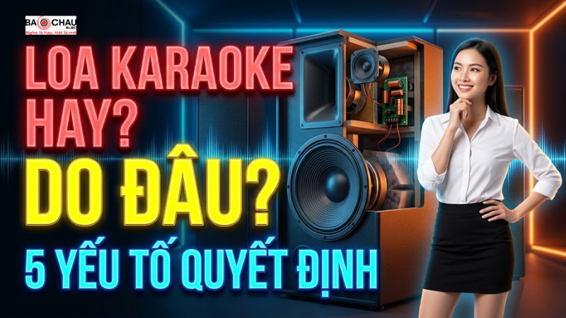 Cách tạo ra một chiếc loa karaoke- Điều gì quyết định chất âm?
