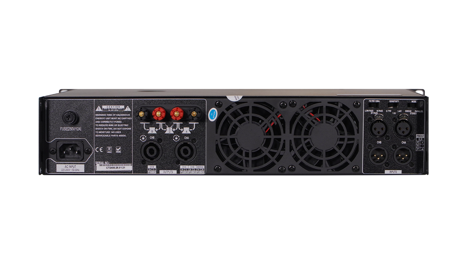 Cục đẩy 2 kênh Audiocenter CT2400