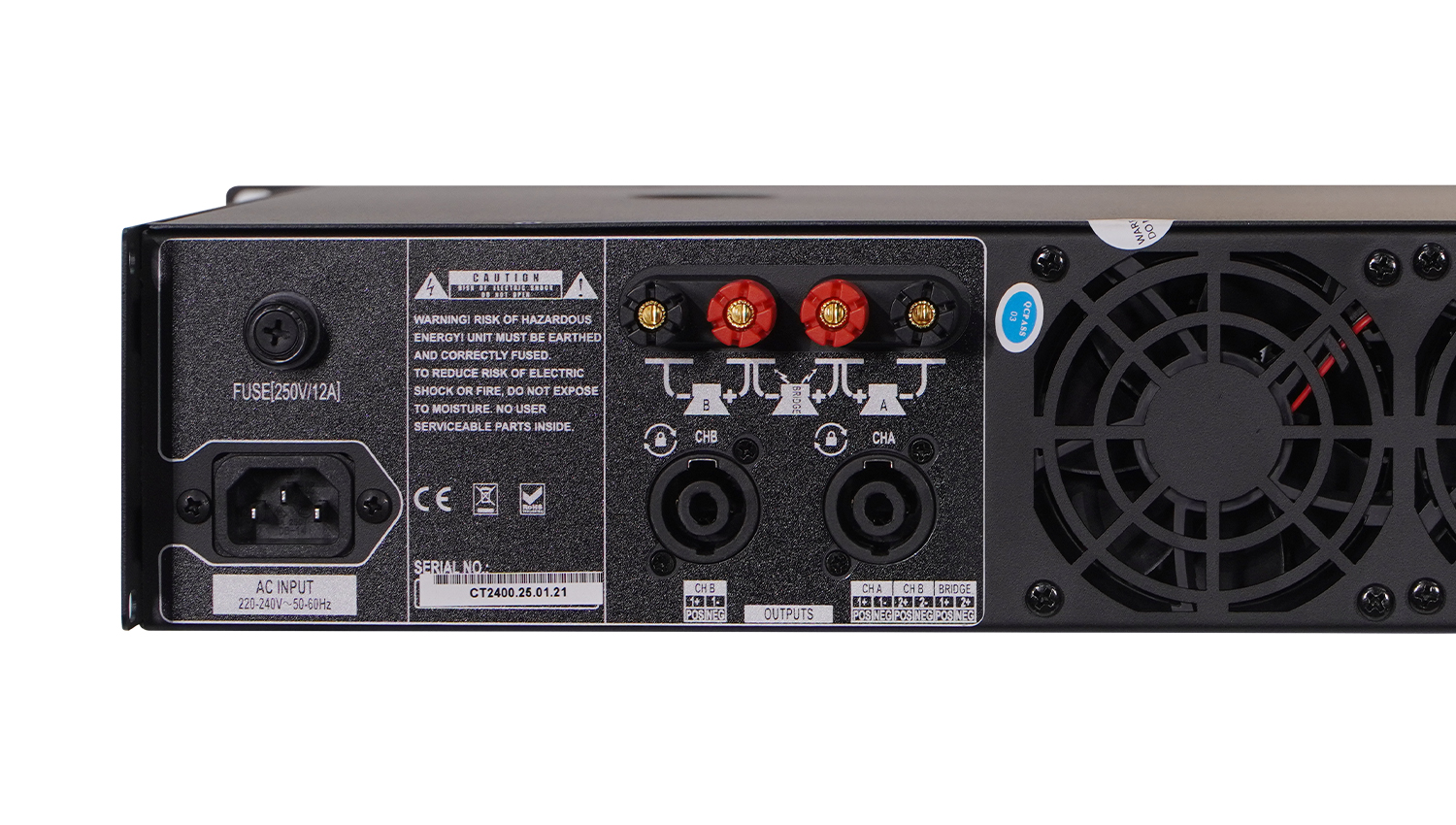 Cục đẩy 2 kênh Audiocenter CT2400