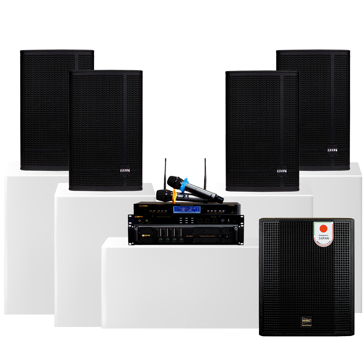 Dàn Karaoke BIK DA01 (BIK KSP 5010, BIK CA-J604, BIK BPR-8600, BIK BBK-W55A, BIK BJ-U500II) - Hình 2
